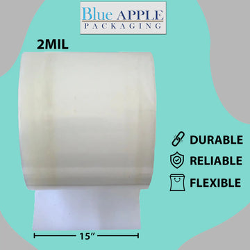 Poly Tubing Roll 2 mil 15" X 2150'
